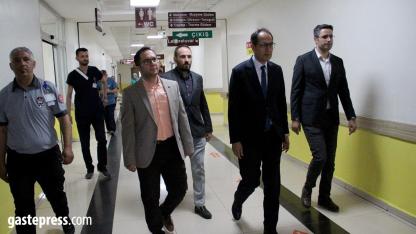 İl Sağlık Müdürü Erşan, Kayseri Devlet Hastanesi'nde İncelemelerde Bulundu!