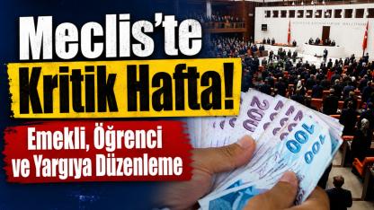 Meclis'te Kritik Hafta!