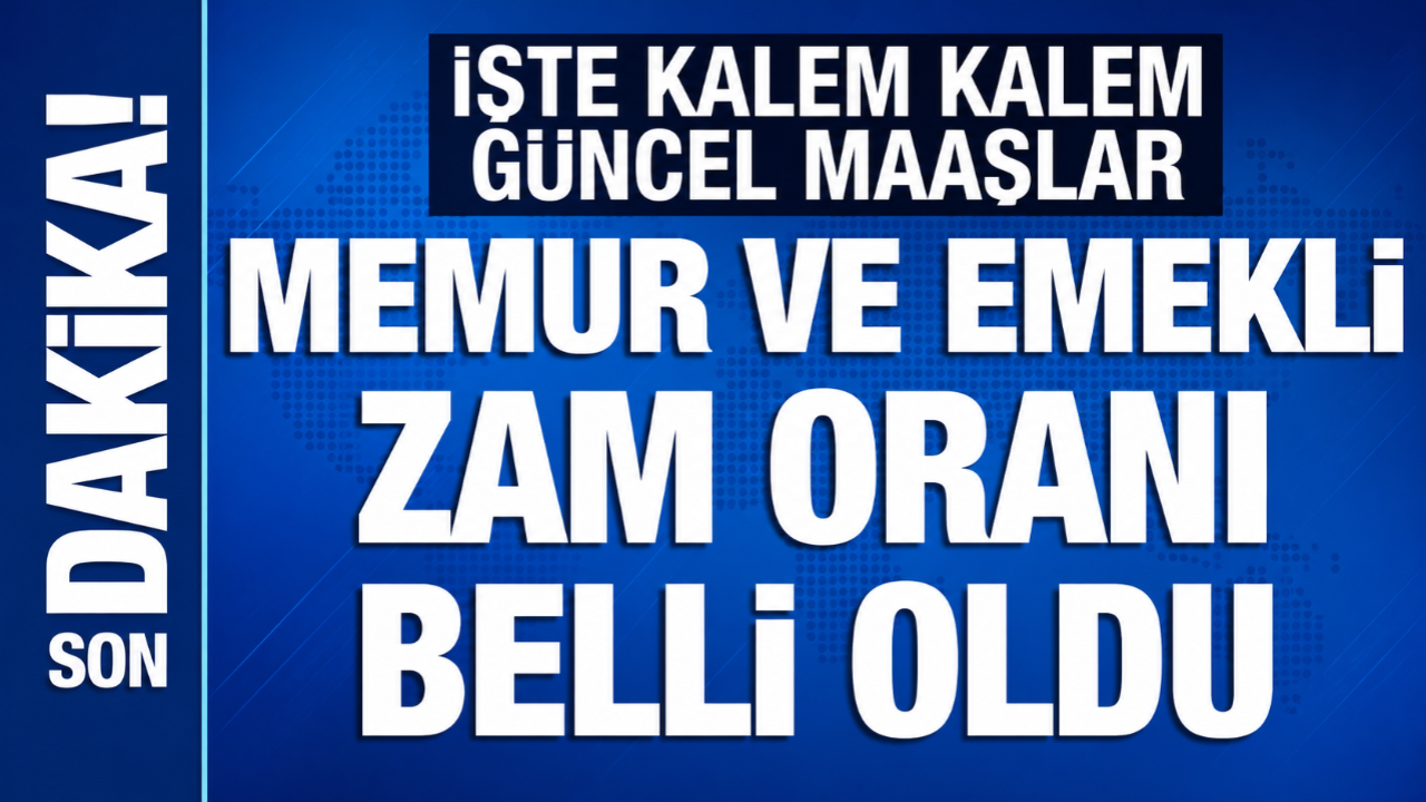 Milyonlarca Memur ve Emeklinin Zam Oranı Belli Oldu! İşte Güncel Maaşlar!