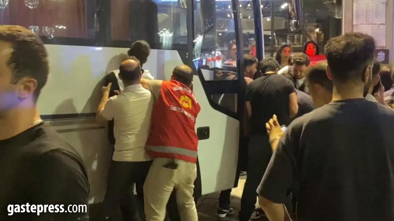 NATO protestosuna polis müdahalesi!