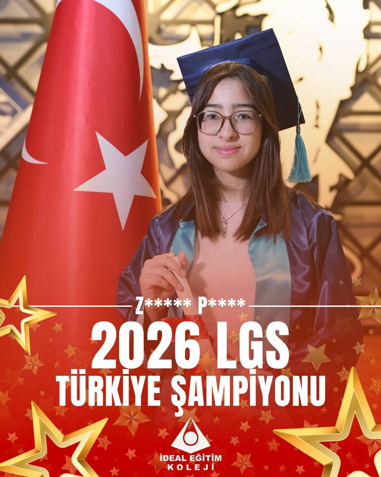 İdeal Eğitim Koleji'nden LGS'de Türkiye Şampiyonluğu!